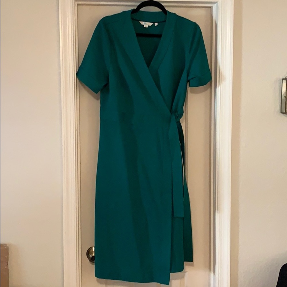 Boden Mira Ponte Wrap Dress - 14L